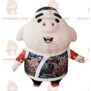 Στολή μασκότ Giant Inflatable Pig BIGGYMONKEY™, Στολή χοίρου -