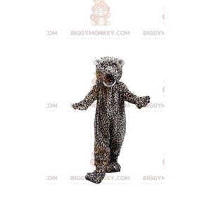 Leopard BIGGYMONKEY™ Mascot Costume, Plush Feline Costume -