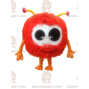 Meget behåret rød hårbold BIGGYMONKEY™ maskotkostume, lodnet