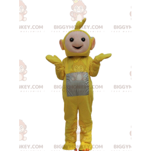 Costume de mascotte BIGGYMONKEY™ de Laa-Laa, personnage jaune