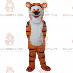 BIGGYMONKEY™ mascot costume of Tigger, famous orange tiger in