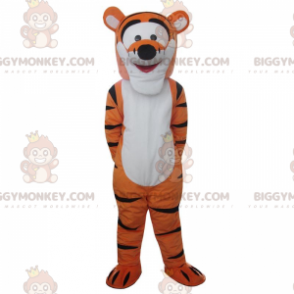 Traje de mascote BIGGYMONKEY™ do Tigrão, famoso tigre laranja em Winnie the Pooh - Mascotes pessoas famosas - BiggyMonkey.com