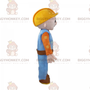 BIGGYMONKEY™ Mascot Costume of Man, Workman with Hard Hat and