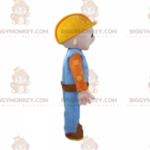 BIGGYMONKEY™ Mascot Costume of Man, Workman with Hard Hat and