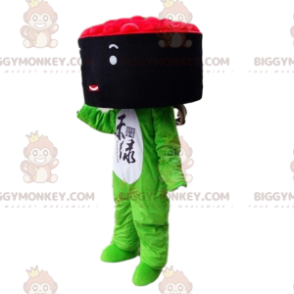 BIGGYMONKEY™ maskotti Maki-asu, jättimäinen sushi ja kalanmuna - Kalojen maskotit - BIGGYMONKEY_010846 - BiggyMonkey.com