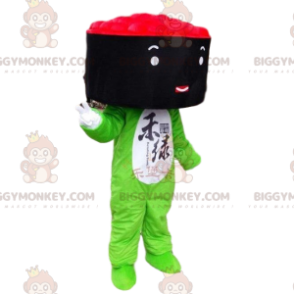 BIGGYMONKEY™ Mascot Costume of maki, giant sushi with fish eggs - Fish Mascots - BIGGYMONKEY_010846 - BiggyMonkey.com