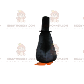 Μαύρο και άσπρο πιγκουίνος BIGGYMONKEY™ μασκότ στολή με μεγάλο μαύρο καπέλο - Μασκότ ψαριών - BiggyMonkey.com