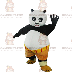 BIGGYMONKEY™ mascot costume of Po Ping, the famous panda in