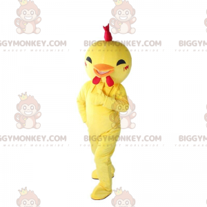 BIGGYMONKEY™ fantasia de mascote pássaro amarelo, fantasia de