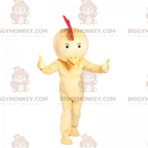 Chicken BIGGYMONKEY™ mascot costume, hen costume, yellow bird -