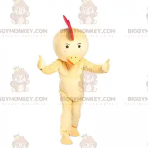 Chicken BIGGYMONKEY™ mascot costume, hen costume, yellow bird –