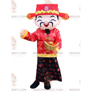 Asian man costume, god of fortune costume - Biggymonkey.com