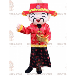 Déguisement d'homme asiatique, costume dieu de la fortune -