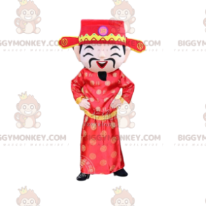 Asian Man Costume, God of Wealth, Asia BIGGYMONKEY™ Mascot