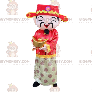 Asiatisk mansdräkt, lyckogudens dräkt - BiggyMonkey maskot