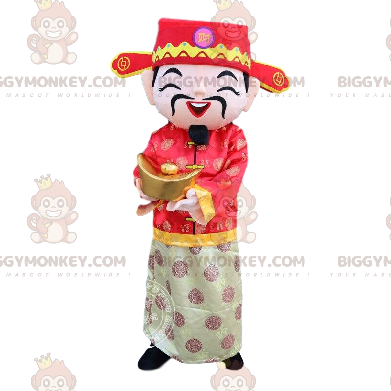 Asiatisk mand kostume, gud for fortune kostume - Mænds maskoter - BIGGYMONKEY_010874 - BiggyMonkey.com