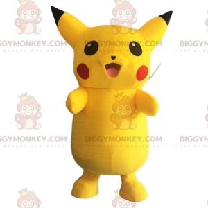 BIGGYMONKEY™ maskotdräkt av Pikachu, den berömda gula Pokémon