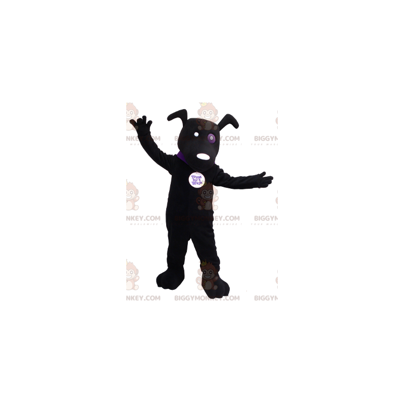 Black Dog BIGGYMONKEY™ Mascot Costume - Biggymonkey.com Black Dog BIGGYMONKEY™ Mascot Costume - Biggymonkey.com