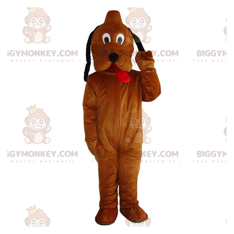 BIGGYMONKEY™ maskotdräkt av Pluto, Musse Piggs berömda hund - BIGGYMONKEY™ maskotdräkt av Pluto, Musse Piggs berömda hund -