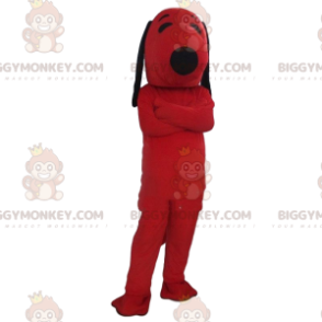 Kostým maskota BIGGYMONKEY™ Snoopyho, slavného psa z komiksů