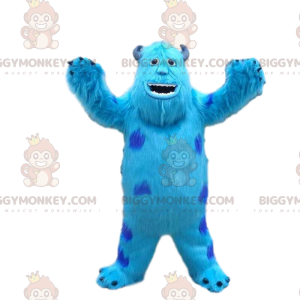 BIGGYMONKEY™ maskotdräkt av Sully, det berömda blå monstret i Monsters & co - Maskoter kända människor - BiggyMonkey.com