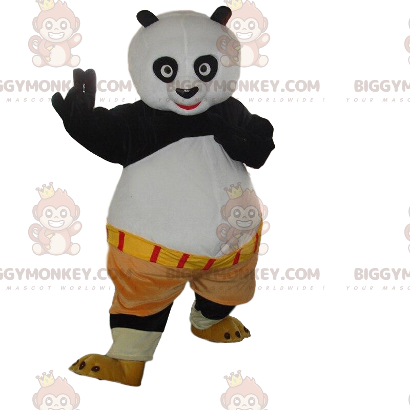 Costume of Po Ping, the famous panda in Kung fu panda -