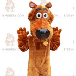 BIGGYMONKEY™ maskotdräkt av Scooby -Doo, den berömda tyska