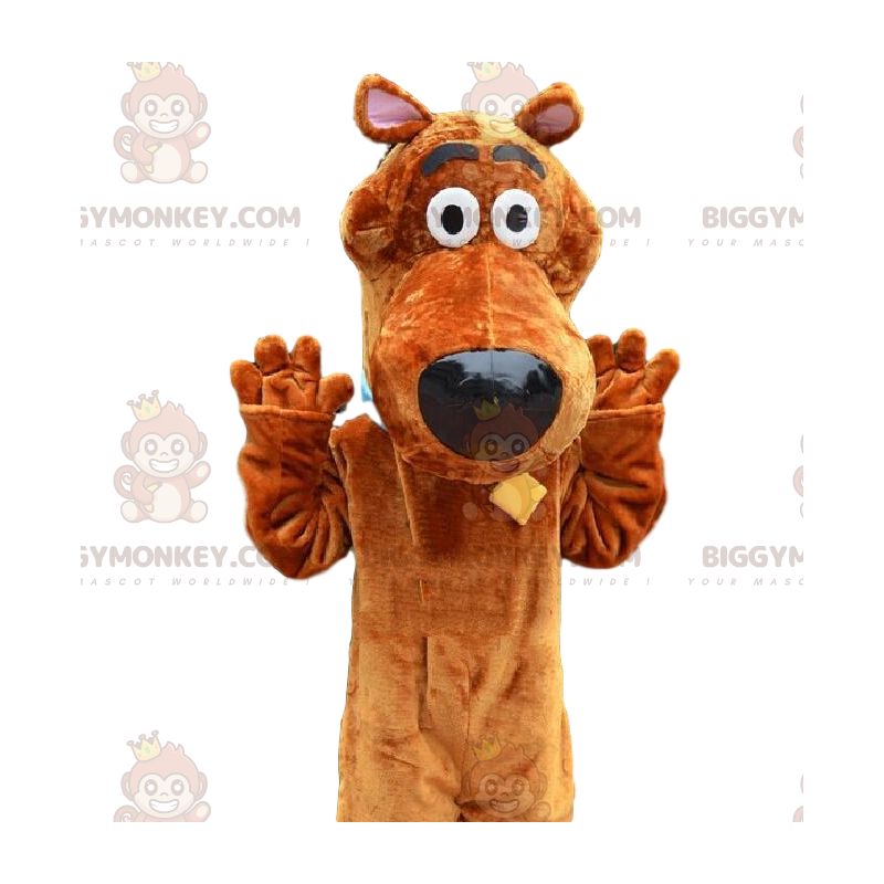 BIGGYMONKEY™ costume mascotte di Scooby -Doo, il famoso cane BIGGYMONKEY™ costume mascotte di Scooby -Doo, il famoso cane