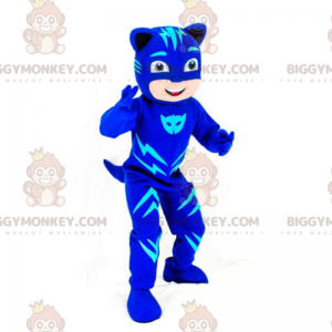 BIGGYMONKEY™ costume da mascotte da ragazzo vestito da gatto