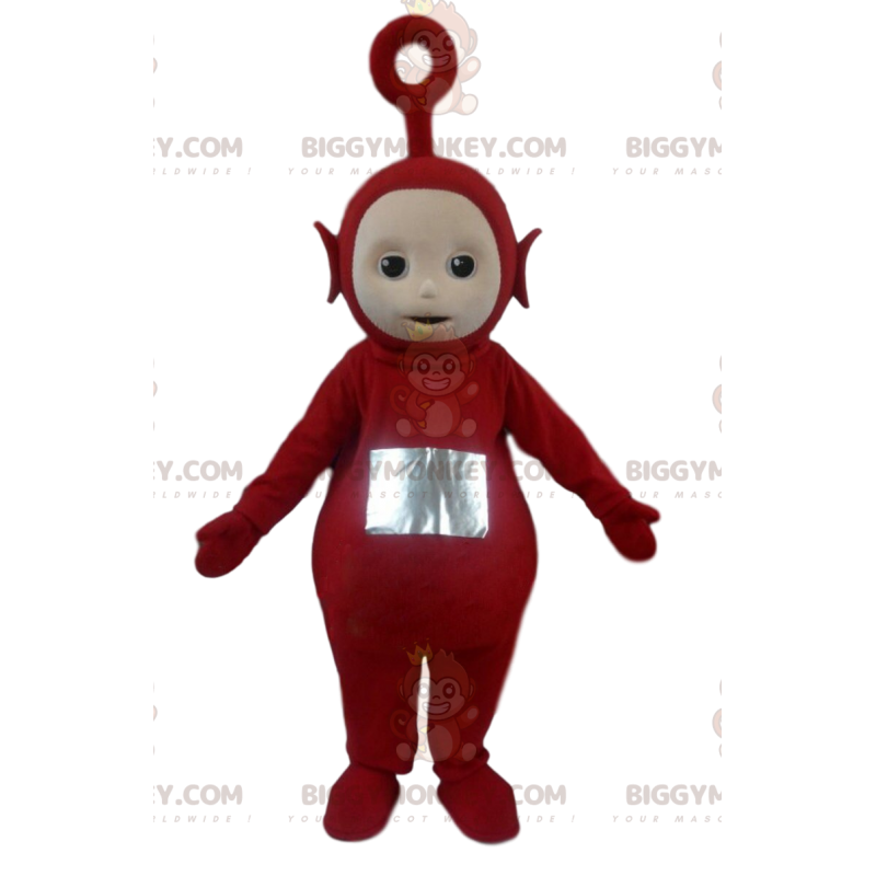 Traje de mascote BIGGYMONKEY™ de Po, o famoso alienígena Traje de mascote BIGGYMONKEY™ de Po, o famoso alienígena