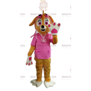 BIGGYMONKEY™ maskotdräkt av den berömda hunden från Paw
