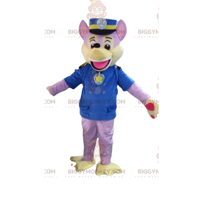 Paw Patrol Cartoon Police Dog BIGGYMONKEY™ Mascot Costume -