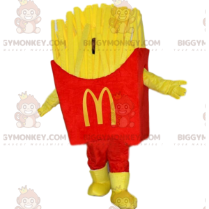 Costume de mascotte BIGGYMONKEY™ de frites Mc Donald's, costume