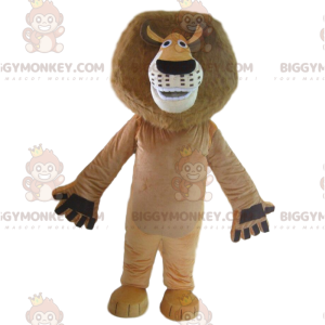 BIGGYMONKEY™ costume mascotte di Alex, il famoso leone del