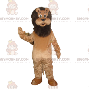 Disfraz de león marrón con melena negra, felino marrón - Mascotas de león - BIGGYMONKEY_010926 - BiggyMonkey.com