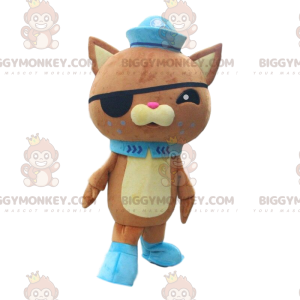 BIGGYMONKEY™ Costume da mascotte Gatto marrone in costume da