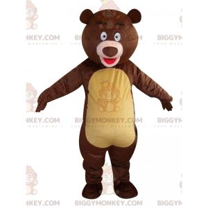 BIGGYMONKEY™ costume mascotte di Baloo, famoso orso de Il Libro