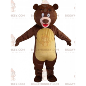 BIGGYMONKEY™ mascot costume of Baloo, famous bear from The