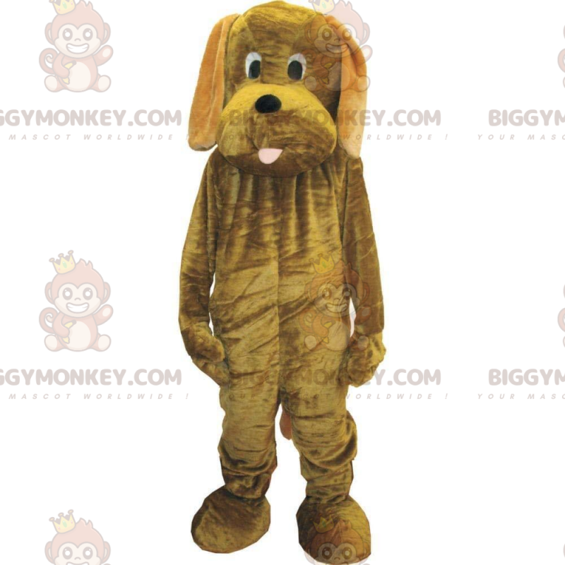 Customizable Brown Dog BIGGYMONKEY™ Mascot Costume, Plush Dog -