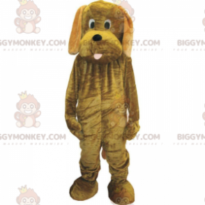 Costume mascotte BIGGYMONKEY™ cane marrone personalizzabile