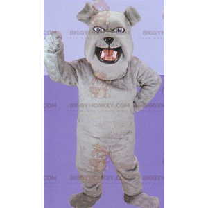 Costume de mascotte BIGGYMONKEY™ de bulldog gris -