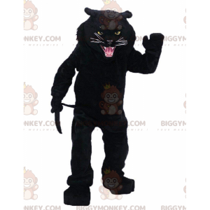 BIGGYMONKEY™ Roaring Black Panther maskottiasu, hurja kissan