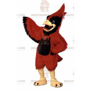 Κόκκινη καρδινάλιος στολή μασκότ BIGGYMONKEY™, γιγάντια στολή