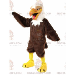 Fantasia de mascote de águia gigante BIGGYMONKEY™, fantasia de