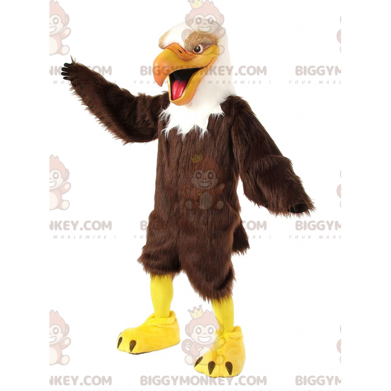 Fantasia de mascote de águia gigante BIGGYMONKEY™, fantasia de Fantasia de mascote de águia gigante BIGGYMONKEY™, fantasia de