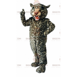Fierce Leopard BIGGYMONKEY™ Maskottchenkostüm, Plüschkatzenkostüm - Tiger Maskottchen - BIGGYMONKEY_010986 - BiggyMonkey.com