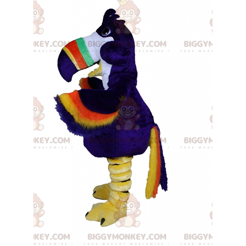 Disfraz de mascota BIGGYMONKEY™ Disfraz de loro azul de tucán