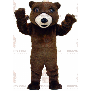 Costume da mascotte Big Brown Teddy BIGGYMONKEY™, costume da