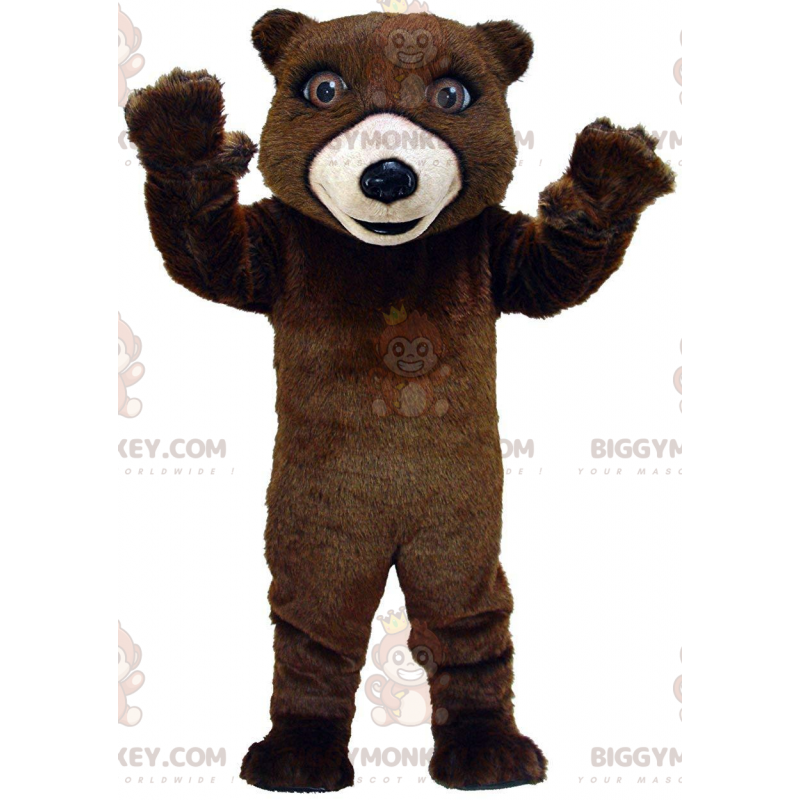 Fantasia de mascote Big Brown Teddy BIGGYMONKEY™, Fantasia de Fantasia de mascote Big Brown Teddy BIGGYMONKEY™, Fantasia de