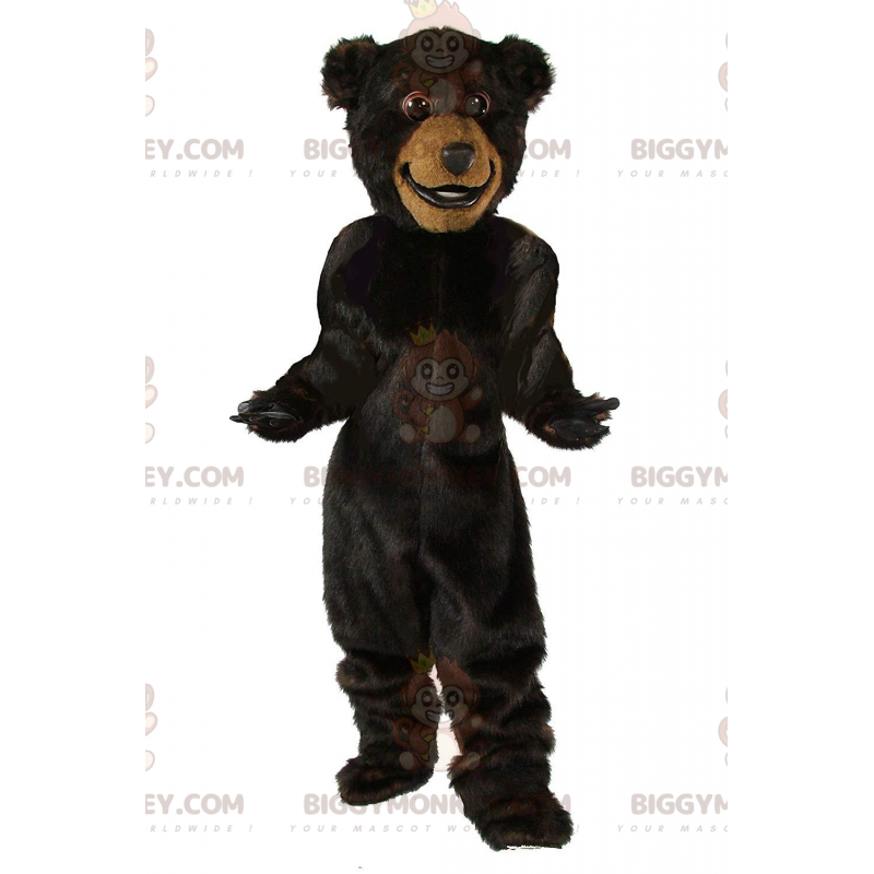 Big Dark Brown Bear BIGGYMONKEY™ maskottiasu, Nallekarhuasu - Big Dark Brown Bear BIGGYMONKEY™ maskottiasu, Nallekarhuasu -